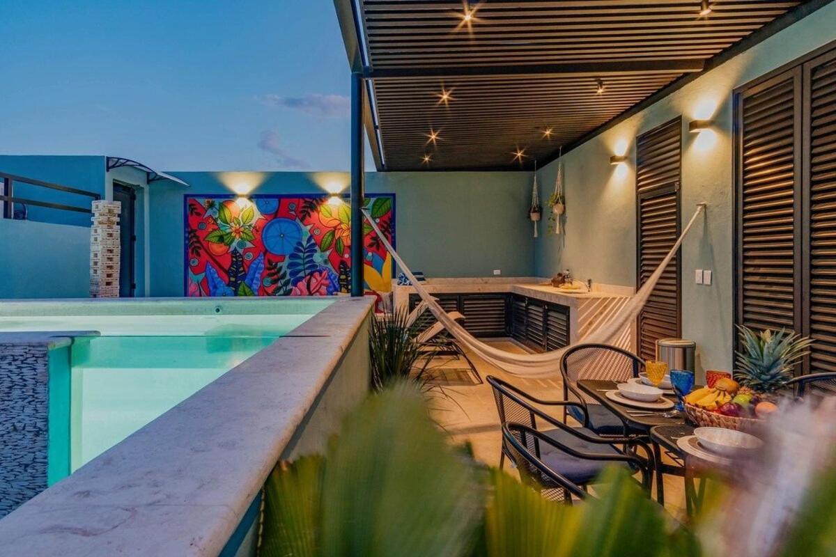 Rincon Del Cielo Rooftop With Glass Walled Pool Mérida Zewnętrze zdjęcie