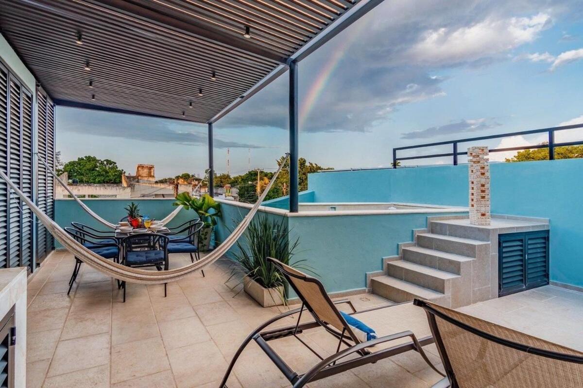 Rincon Del Cielo Rooftop With Glass Walled Pool Mérida Zewnętrze zdjęcie